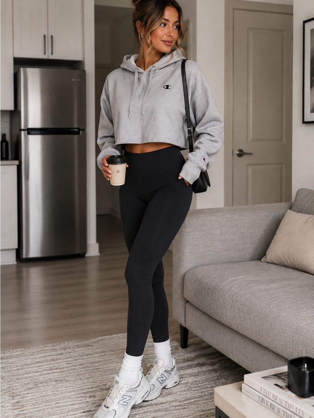 Champion Crop Hoodie